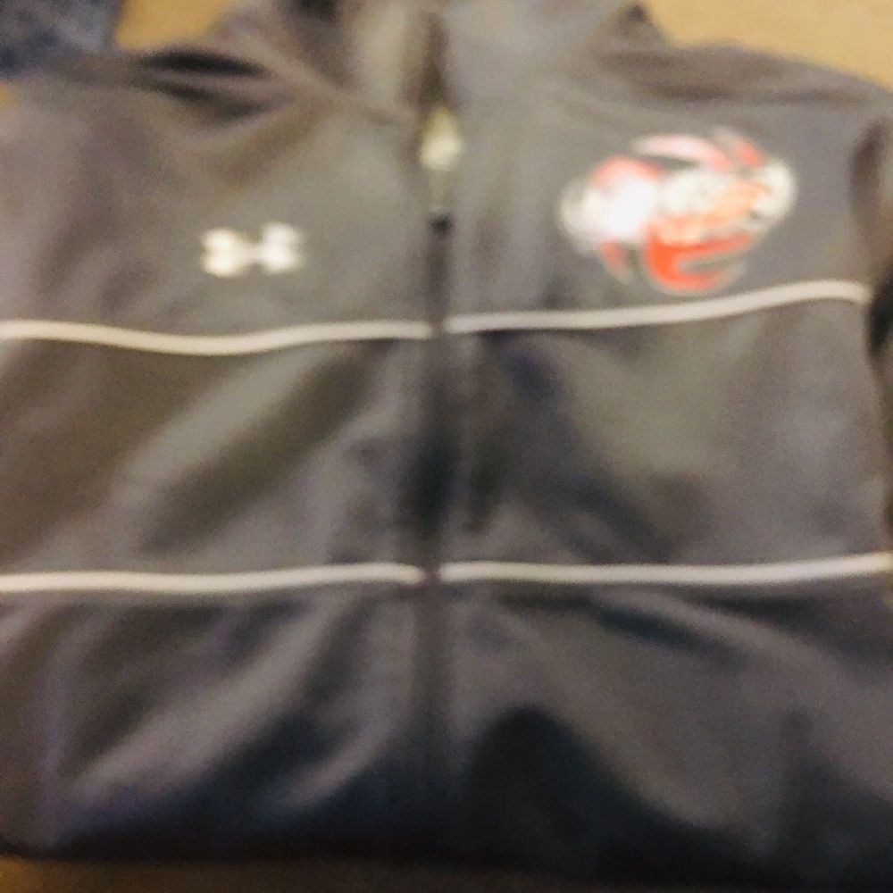Under Armour Gray Athletic Jacket Small Petite - Picture 8 of 8